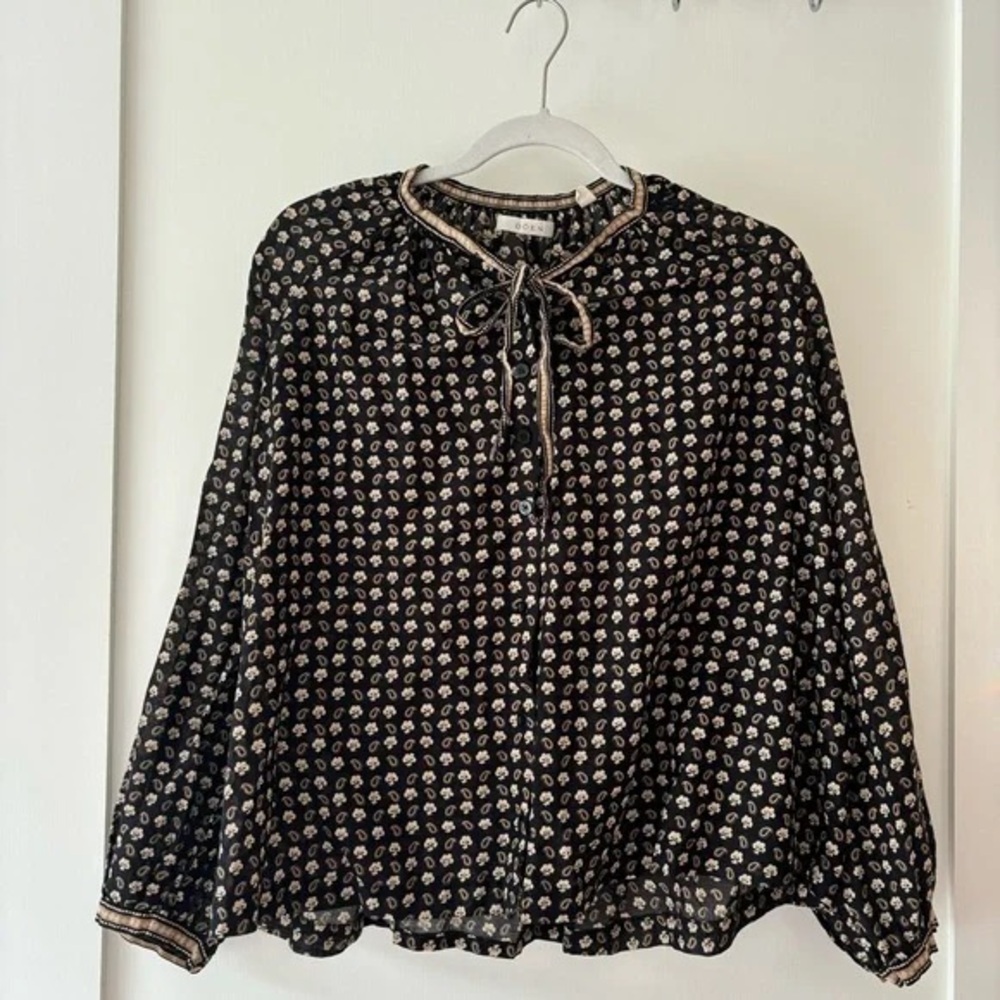 Doen Amima top in cotton voile